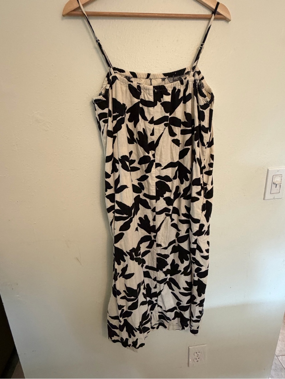 a new day Black & Cream Floral Slip Midi Dress - Picture 4 of 6